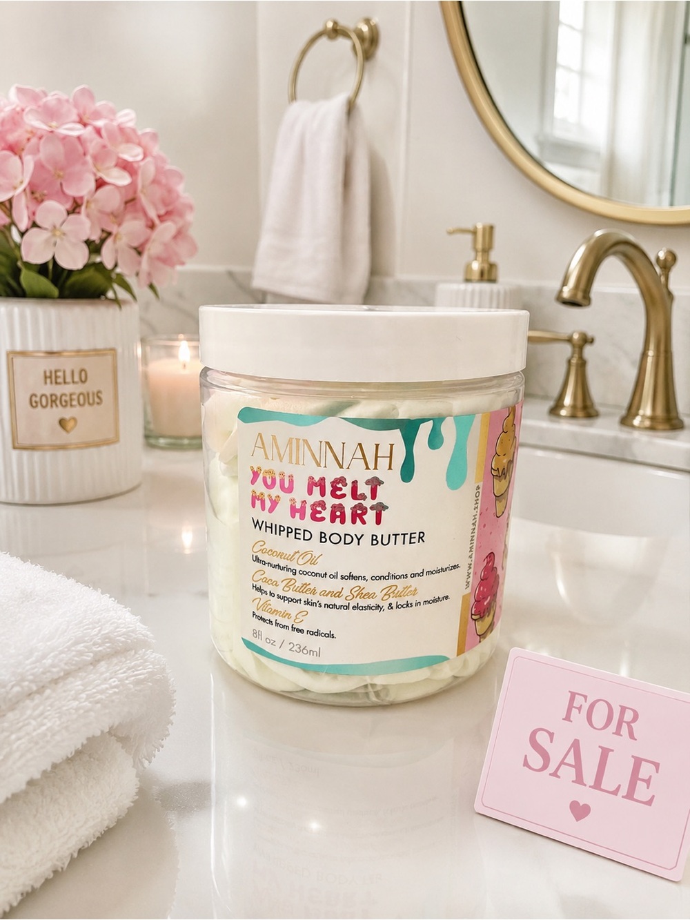 Aminnah You Melt My Heart Whipped Body Butter
